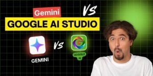 Gemini vs google AI studio