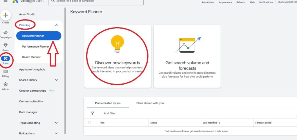 google keyword planner: One of the best free keyword research tools for beginners