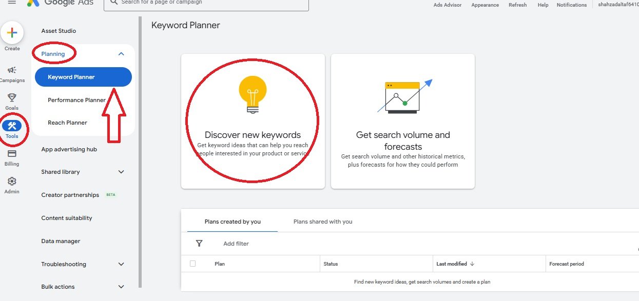The Use of Google Keyword Planner  for Keyword Research