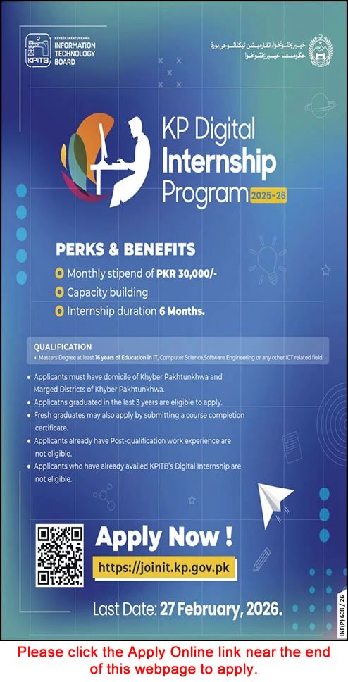 KPK Digital Internship for 2026